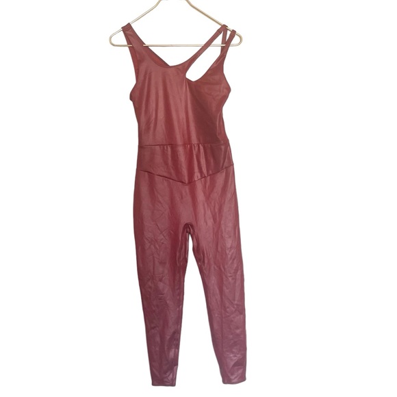Free People In My Orbit One-Piece in Burgundy Red NWOT by - Picture 3 of 8